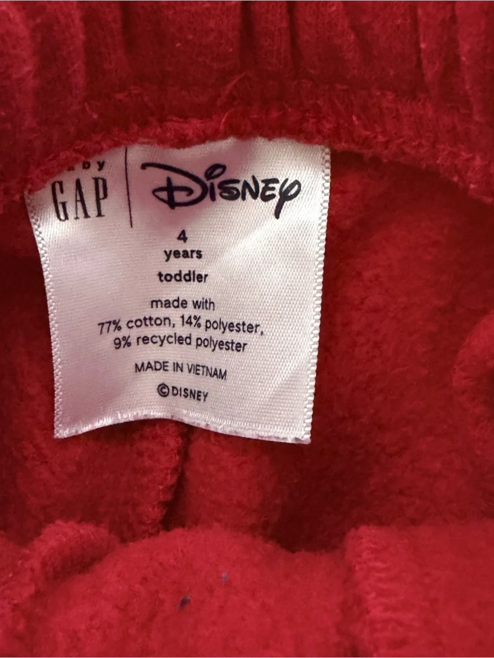 Gap Mickey Mouse sweatsuit and 2 Tops